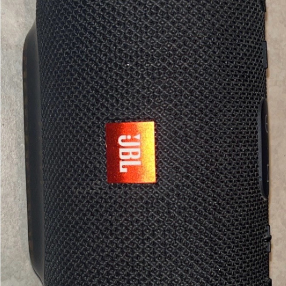 JBL Black and Red Bluetooth Speaker